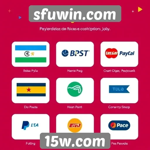 Modalidades de pagamento oferecidas no sfuwin.com